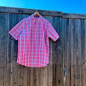 New, easy care, short sleeve shirt, XLT.